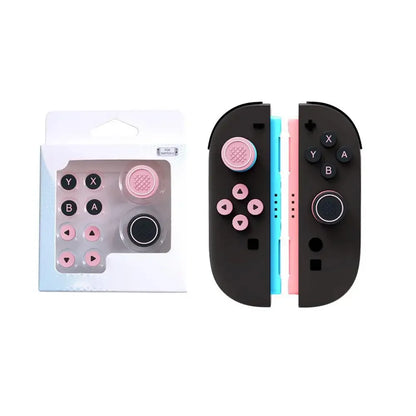 For Nintendo Switch 2 (2025) NS2 Joy Con Controller Grip Button Caps Dpad Keys Accessories Silicone Thumb ABXY Sticker W7K0