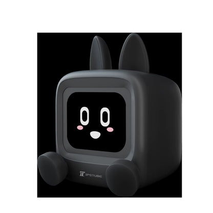 Mini Tv Desktop Pet Robot Electronic Multiple Functions Mini Pet Robots Speaker Cute Accessories Decoration Customize Gifts