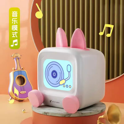 Mini Tv Desktop Pet Robot Electronic Multiple Functions Mini Pet Robots Speaker Cute Accessories Decoration Customize Gifts