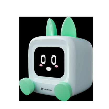 Mini Tv Desktop Pet Robot Electronic Multiple Functions Mini Pet Robots Speaker Cute Accessories Decoration Customize Gifts