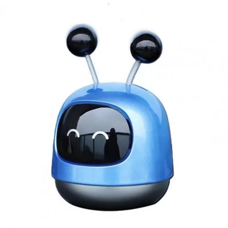 1Pc Mini Robot Car Air Freshener Parfum Flavoring Ventilation Cute Toon Display Mold Fragrance Decoration for Vehicles